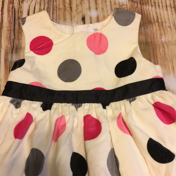 Carter’s Pink & Grey Pock a Dot - Picture 2 of 4